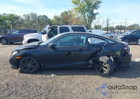2019 Honda Civic Sport from USA, damaged, VIN 2HGFC4B8XKH302536